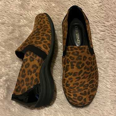 Catherines Wide Width Memory Foam Leopard Print S… - image 1