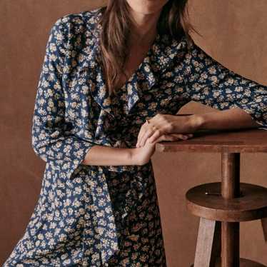 Sezane 硬 セザンヌ サマードレス ミニワンピース 赤 花柄
