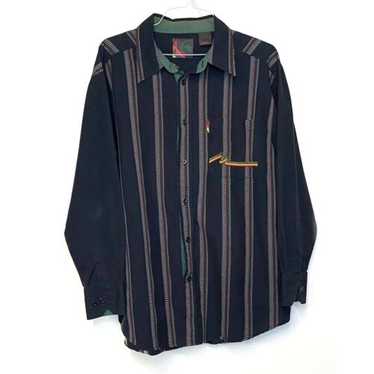 mecca USA 長袖シャツ XL Vintage Y2K Mecca USA Button Down Shirt Long Sleeve