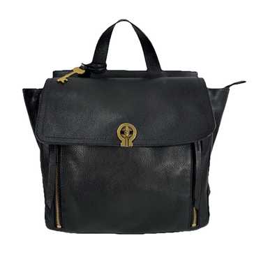 FOSSIL 黒 Amelia 2Wayレザー リュック FOSSIL 黒 Amelia 2Wayレザー リュック