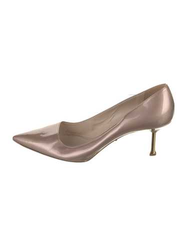 Prada Patent Leather Pumps Pink Semi-Pointed Toes - image 1