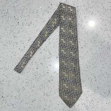 Jean Paul Gaultier 80s Printed Tie - Ākaibu Store