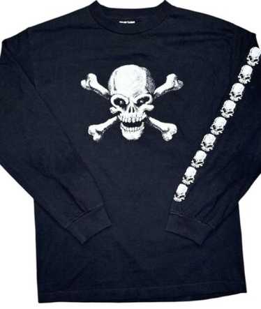 90s fashion victim skull longsleeve tshirt - Gem 90s fashion victim skull longsleeve tshirt - Gem
