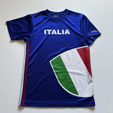 ITALY 80s RETRO FOOTBALL SOCCER TRACK JACKET ADIDAS P04027