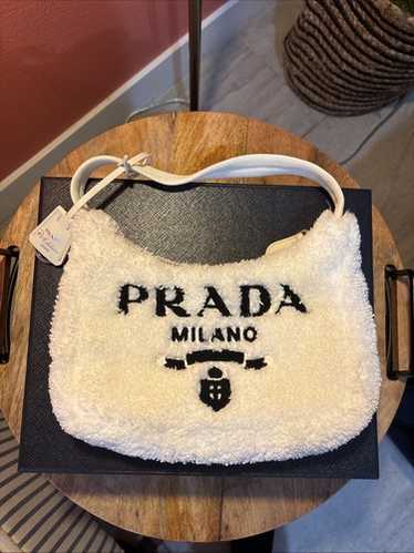 【PRADA】国内発送 テリー バッグ トートバッグ terry mini-bag Authentic PRADA Re-Edition 2000 Terry Mini Bag Hand Bag