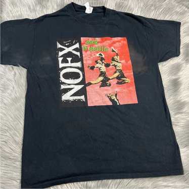 Vintage 90s Nofx Punk in Drublic Back Print 1995 T Shirt