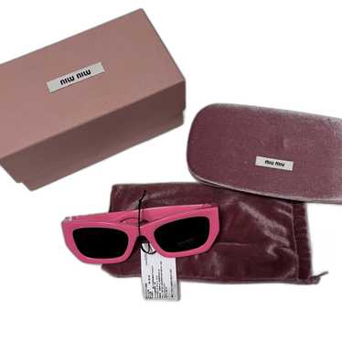 Miu Miu Miu Miu Pink Sunglasses with Case - image 1