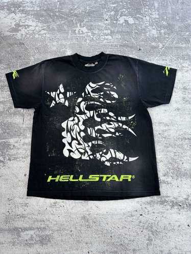 HELLSTAR 半袖 T-Shirt Black Glitter THORN P2P 〇関送無料〇 Hellstar hellstar thorn t - Gem