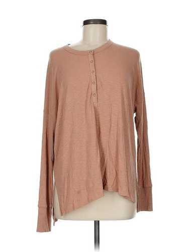 OFFLINE by Aerie Women Brown Long Sleeve Henley M - image 1