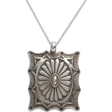 ネックレス・ペンダント Vintage Sunshine Reeves Pendant Sunshine Reeves Navajo Damele Variscite Sterling Silver