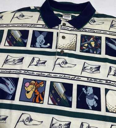 Vintage The Disney Store Tigger Golf Polo Shirt M… - image 1