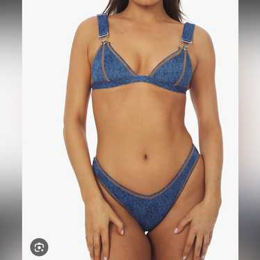 ビキニ AGNEL denim bikini bra Agnel denim bikini - Gem