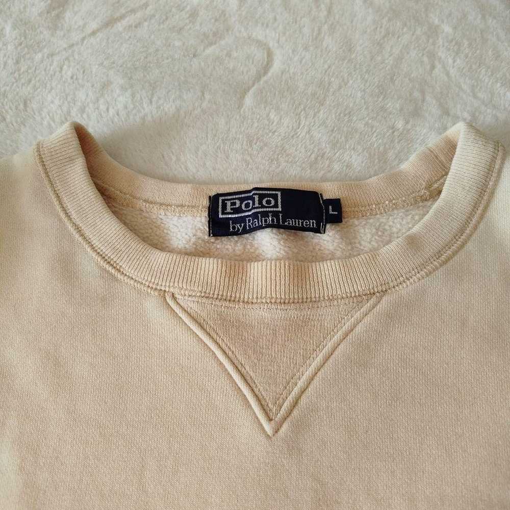 Polo Ralph Lauren Pre-V Trainer, Ecru, Size L, Ma… - image 3