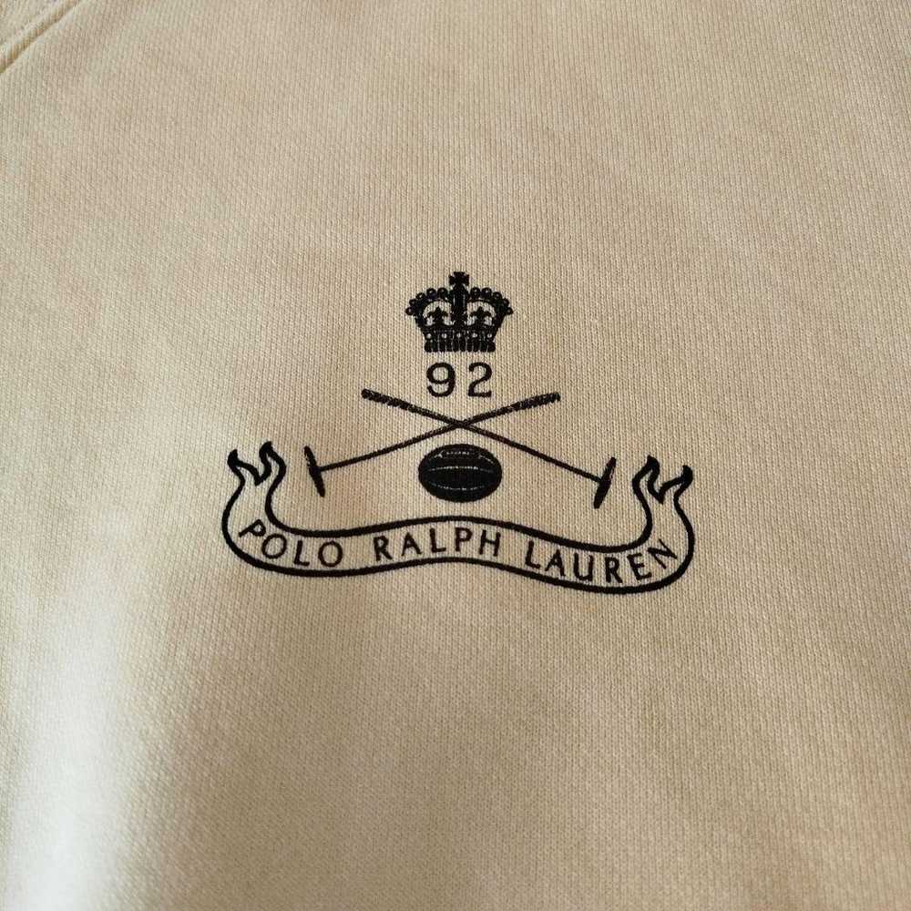 Polo Ralph Lauren Pre-V Trainer, Ecru, Size L, Ma… - image 4