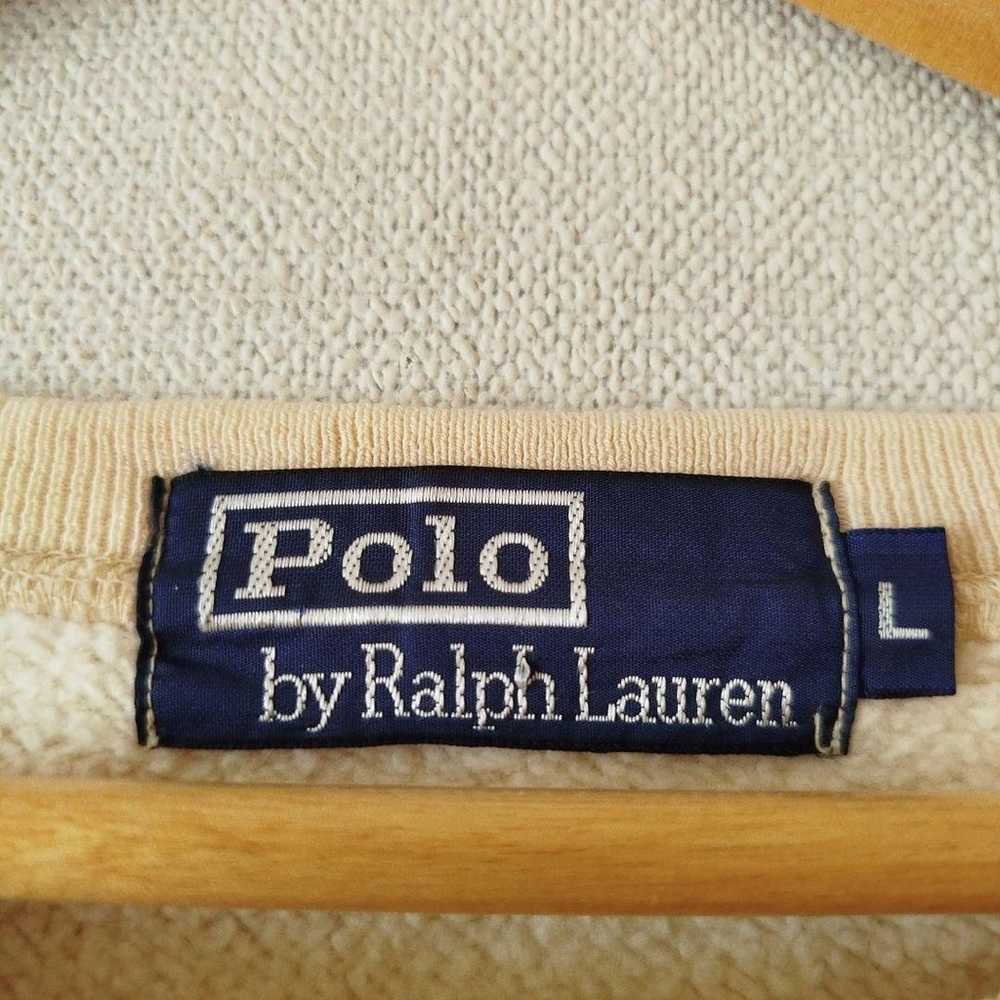 Polo Ralph Lauren Pre-V Trainer, Ecru, Size L, Ma… - image 5