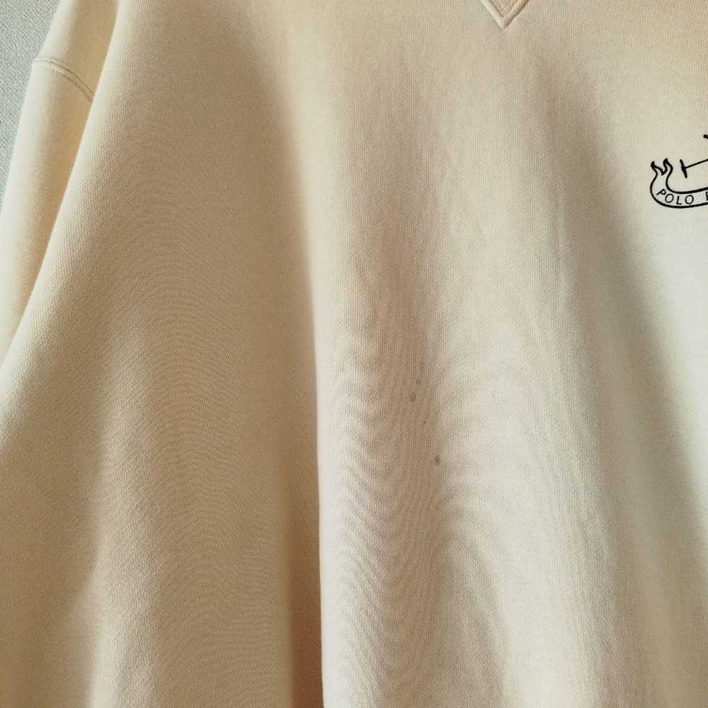 Polo Ralph Lauren Pre-V Trainer, Ecru, Size L, Ma… - image 8