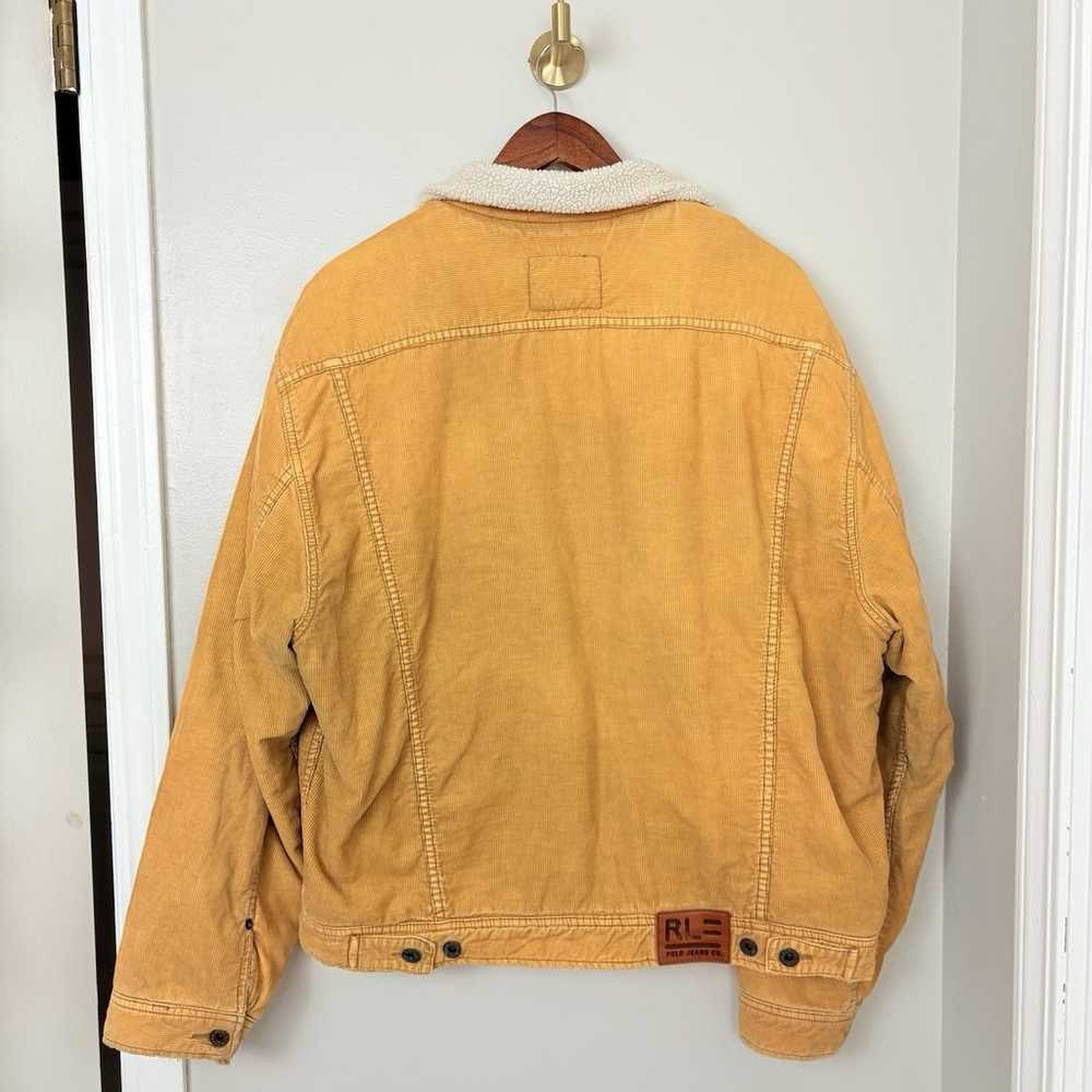VTG Polo Ralph Lauren Corduroy Sherpa Mens Size L… - image 10
