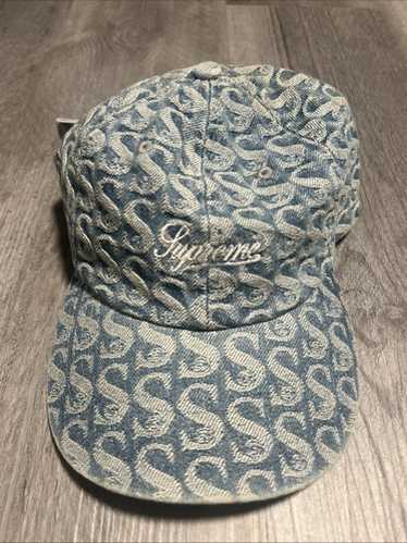 Supreme denim logo hat - Gem