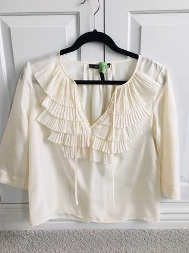 BCBG MAXAZRIA BCBGMAXAZRIA Rachelle Blouse Pleated