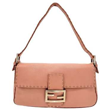 ショルダーバッグ・ポシェット MEDIUM SELLERIA BAGUETTE BAG Regular Selleria Baguette Cuoio Romano leather Beige | Fendi