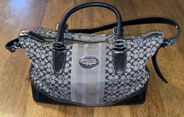 バッグ COACH Legacy Signature Mini Satchel Bag Coach signature legacy satchel - Gem