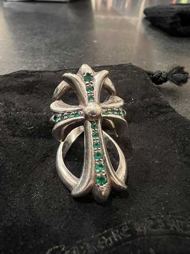 Chrome hearts cross ring - Gem Chrome hearts cross ring - Gem