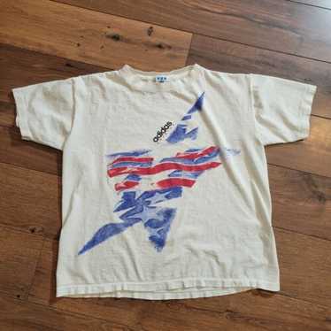 1980s adidas オリンピックTシャツ 