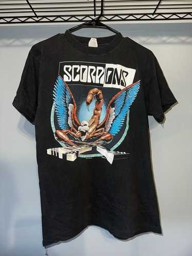 SCORPIONS Tシャツ TOUR 90 91 USA製 Original vintage 1991 Scorpions Tour Shirt | WyCo Vintage