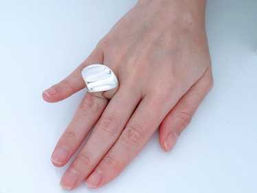 Sterling silver twist wave - Gem