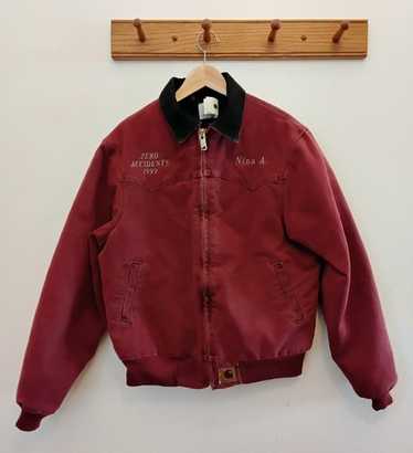 ジャケット・アウター 90s USA Carhartt Santa Fe Jacket j13 red s-l1200.jpg