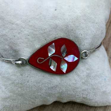 Alpaca mexico silver, red - Gem