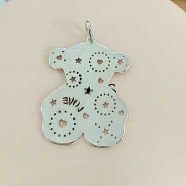 Tous Silver Lyra Pendant