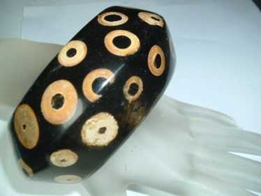 Vintage Kenneth Jay Lane KJL Bubbles Black Gold R… - image 1