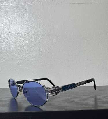 gypsophia ツイードジレ Z254 Zebra Lines Glassbeads Sparkle Glitter Gray Silver