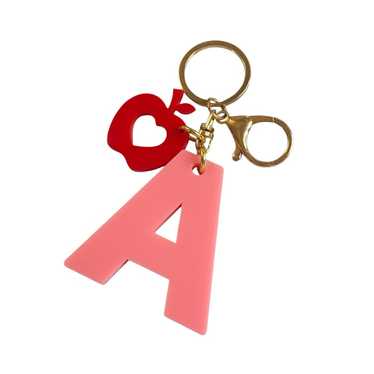 Vintage Y2k Bimbo A Initial Apple Large Chunky Ac… - image 1