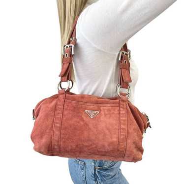 Vintage prada suede bag - Gem