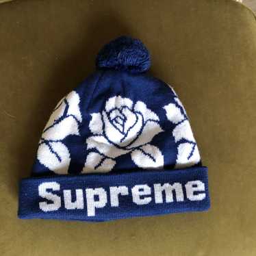 Supreme Rose Jacquard Beanie (FW18) - $36