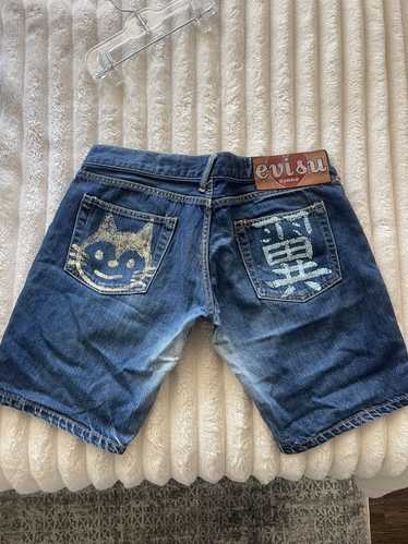Evisu Evisu Denim Shorts 32 - Gem
