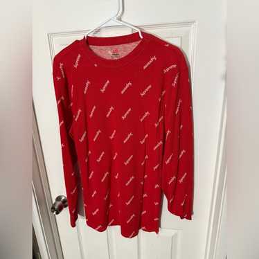 supreme セットアップセットHanes Thermal SizeM 赤 Supreme Hanes Bones Thermal Crew (1 Pack) Red - FW21 - US