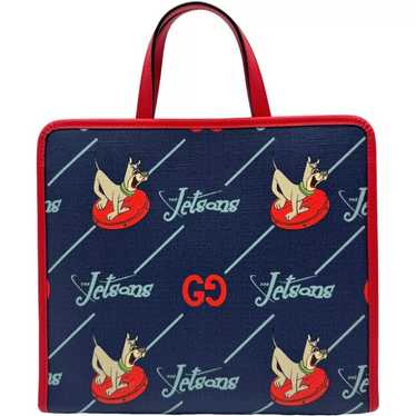 【GUCCI X THE JETSONS】Patch Teddy Shearling Tote Bag Gucci Kids The Jetson's Printed Tote Bag | Pink | FARFETCH