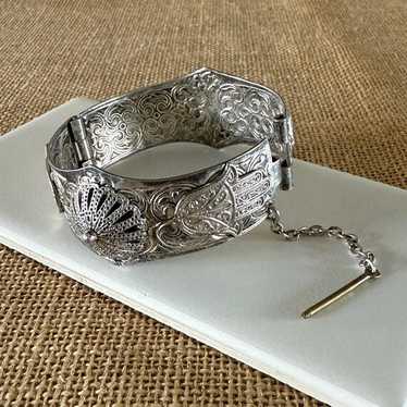 Vintage dome bangle bracelet - Gem