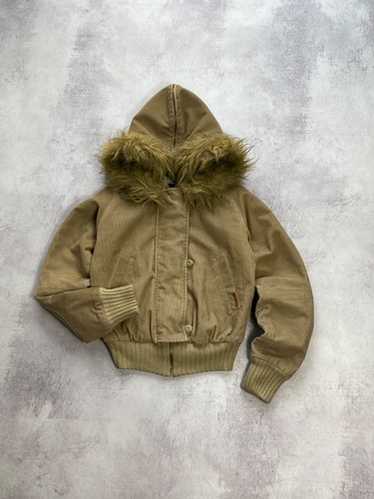 g.o.a. n2b monster fur jacket y2k 短丈 goa n2b monster fur military jacket y2k - メルカリ