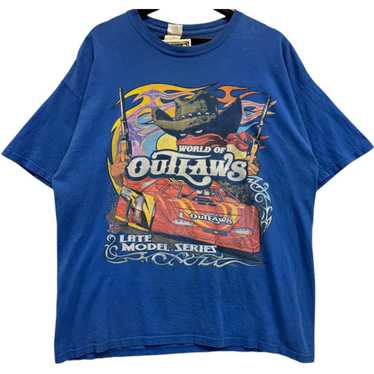 Vintage 90s World Of Outlaws Lightning Racing Hot Rod