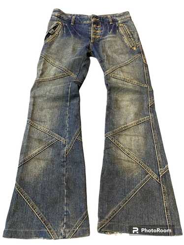 Vintage Tornado Mart Flare Jeans Size 31 Tornado Mart Button