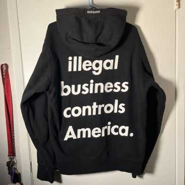 新品未使用タグ付 supreme illegal business hooded Supreme Illegal Business Hooded Sweatshirt Red Men's - SS18 - US