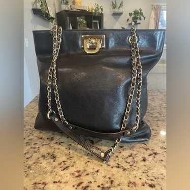 archive DKNY Leather Gimmick Hand Bag DKNY Vintage Leather
