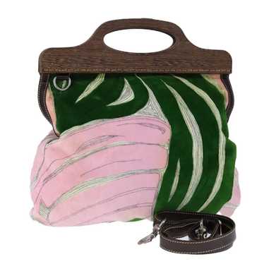 Miu Miu Archive Vintage Shoulder Bag Handbag Suede Leather