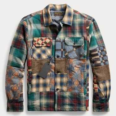 Rrl patchwork shirt - Gem