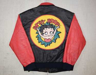 american toons betty boop ヴィンテージ　ジャケット Vintage 90s Betty Boop Denim Jacket American Toons Excelled