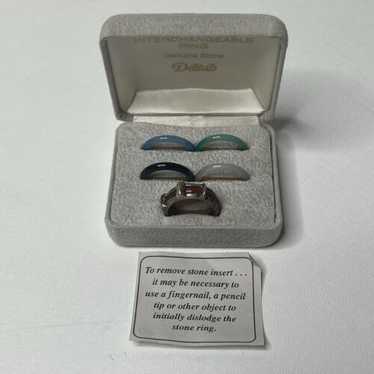 Sterling silver interchangeable stone - Gem